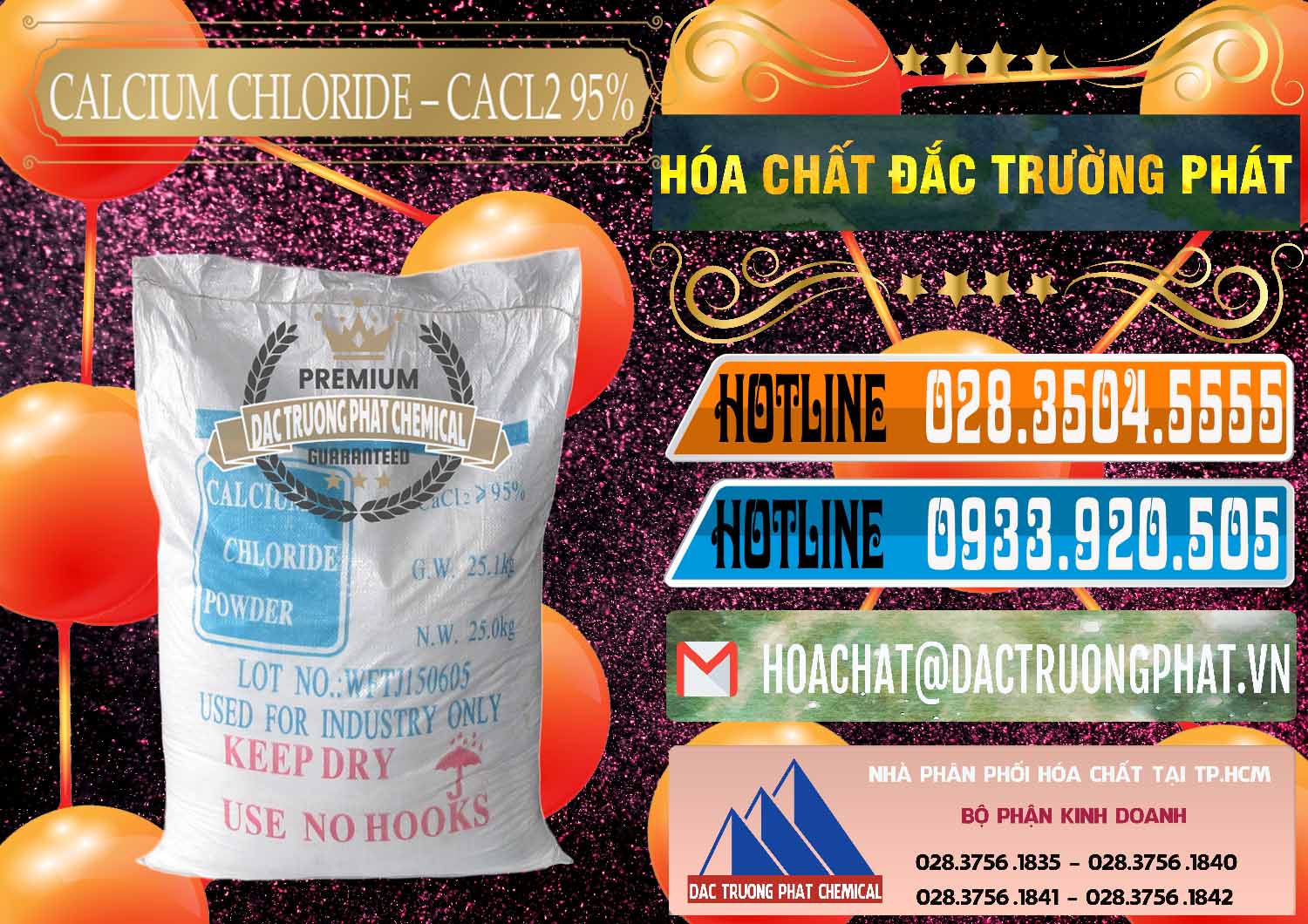Cty chuyên nhập khẩu - bán CaCl2 – Canxi Clorua 95% Trung Quốc China - 0039 - Đơn vị cung ứng & phân phối hóa chất tại TP.HCM - stmp.net