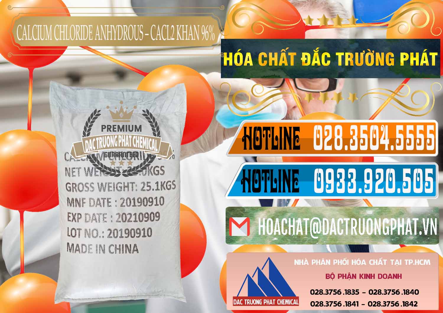 Cty bán và phân phối CaCl2 – Canxi Clorua Anhydrous Khan 96% Trung Quốc China - 0043 - Đơn vị cung cấp ( kinh doanh ) hóa chất tại TP.HCM - stmp.net