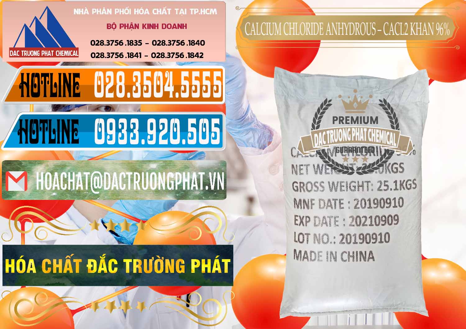 Đơn vị chuyên cung ứng ( bán ) CaCl2 – Canxi Clorua Anhydrous Khan 96% Trung Quốc China - 0043 - Cty cung cấp - kinh doanh hóa chất tại TP.HCM - stmp.net