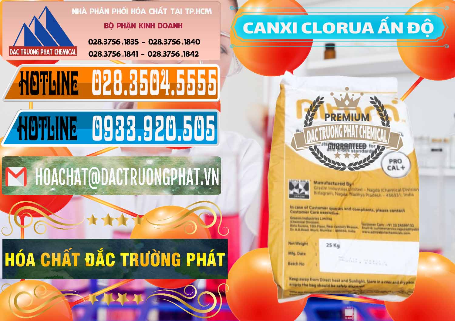 Công ty kinh doanh & bán CaCl2 – Canxi Clorua Food Grade Altura Aditya Birla Grasim Ấn Độ India - 0436 - Cty bán ( phân phối ) hóa chất tại TP.HCM - stmp.net