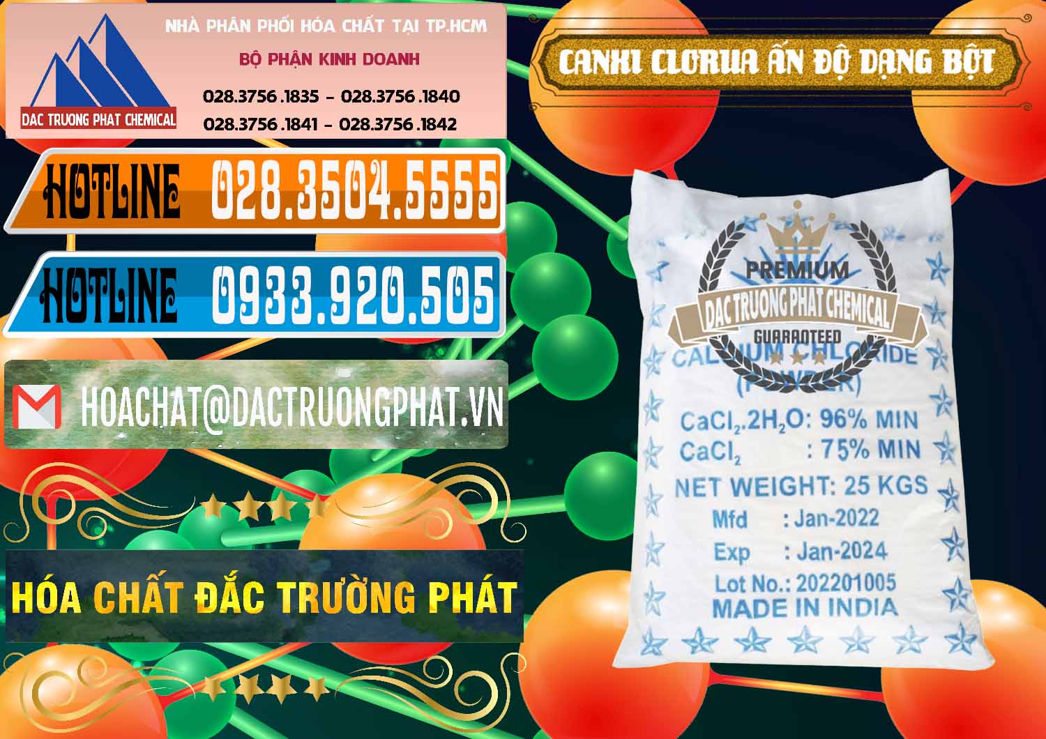 Đơn vị chuyên nhập khẩu ( bán ) CaCl2 – Canxi Clorua 96% Dạng Bột Ấn Độ India - 0420 - Cty chuyên cung ứng & phân phối hóa chất tại TP.HCM - stmp.net