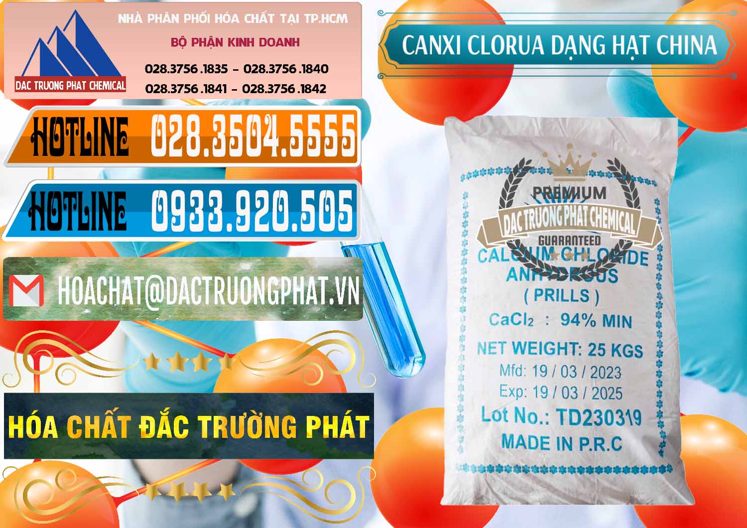 Cung ứng và bán CaCl2 – Canxi Clorua 94% Dạng Hạt Trung Quốc China - 0373 - Nhà phân phối & cung ứng hóa chất tại TP.HCM - stmp.net