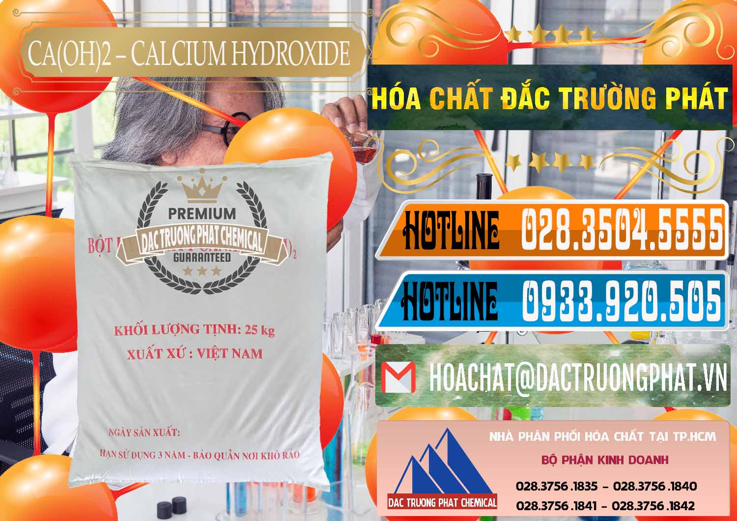 Cty phân phối ( bán ) Ca(OH)2 - Calcium Hydroxide Việt Nam - 0186 - Cty phân phối _ cung ứng hóa chất tại TP.HCM - stmp.net