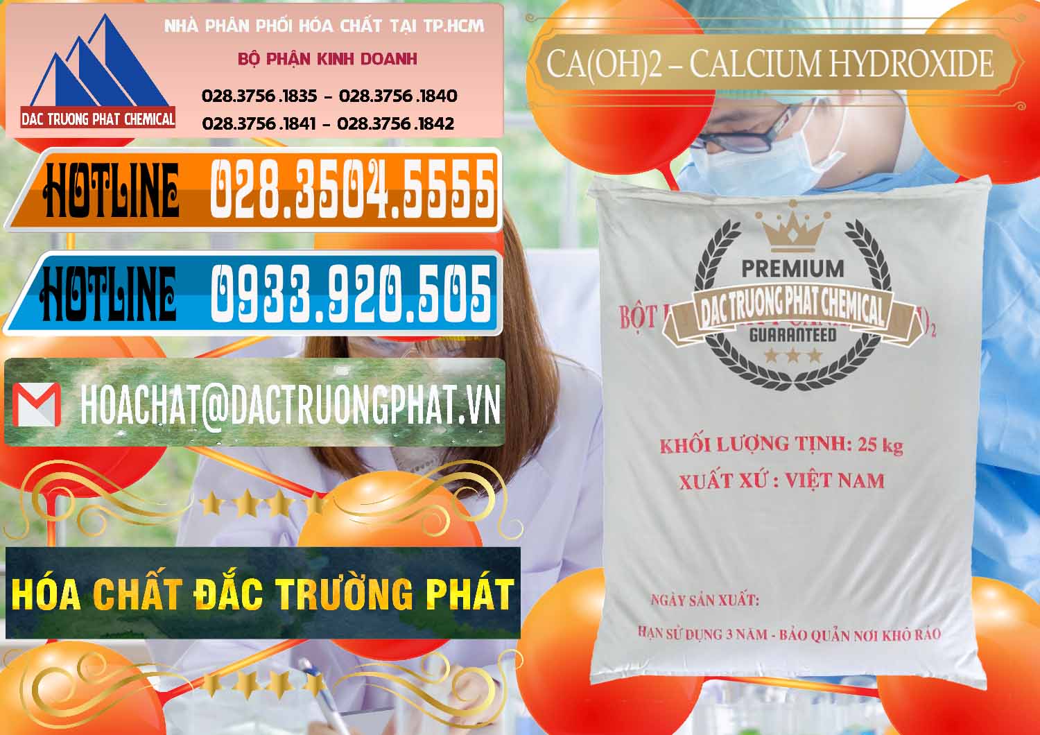 Đơn vị chuyên cung ứng và phân phối Ca(OH)2 - Calcium Hydroxide Việt Nam - 0186 - Đơn vị bán và cung cấp hóa chất tại TP.HCM - stmp.net