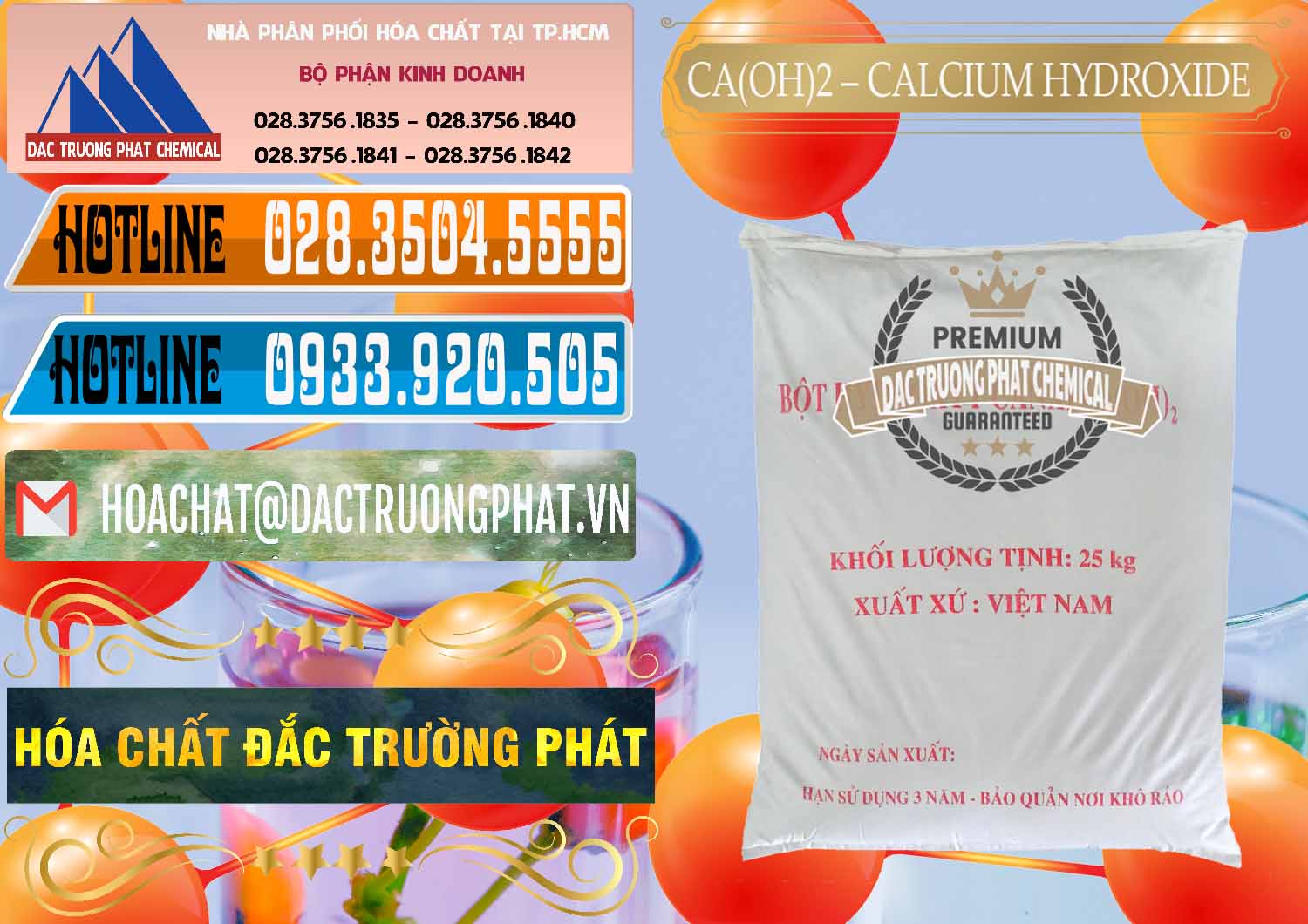 Nơi chuyên kinh doanh ( phân phối ) Ca(OH)2 - Calcium Hydroxide Việt Nam - 0186 - Công ty cung ứng và bán hóa chất tại TP.HCM - stmp.net