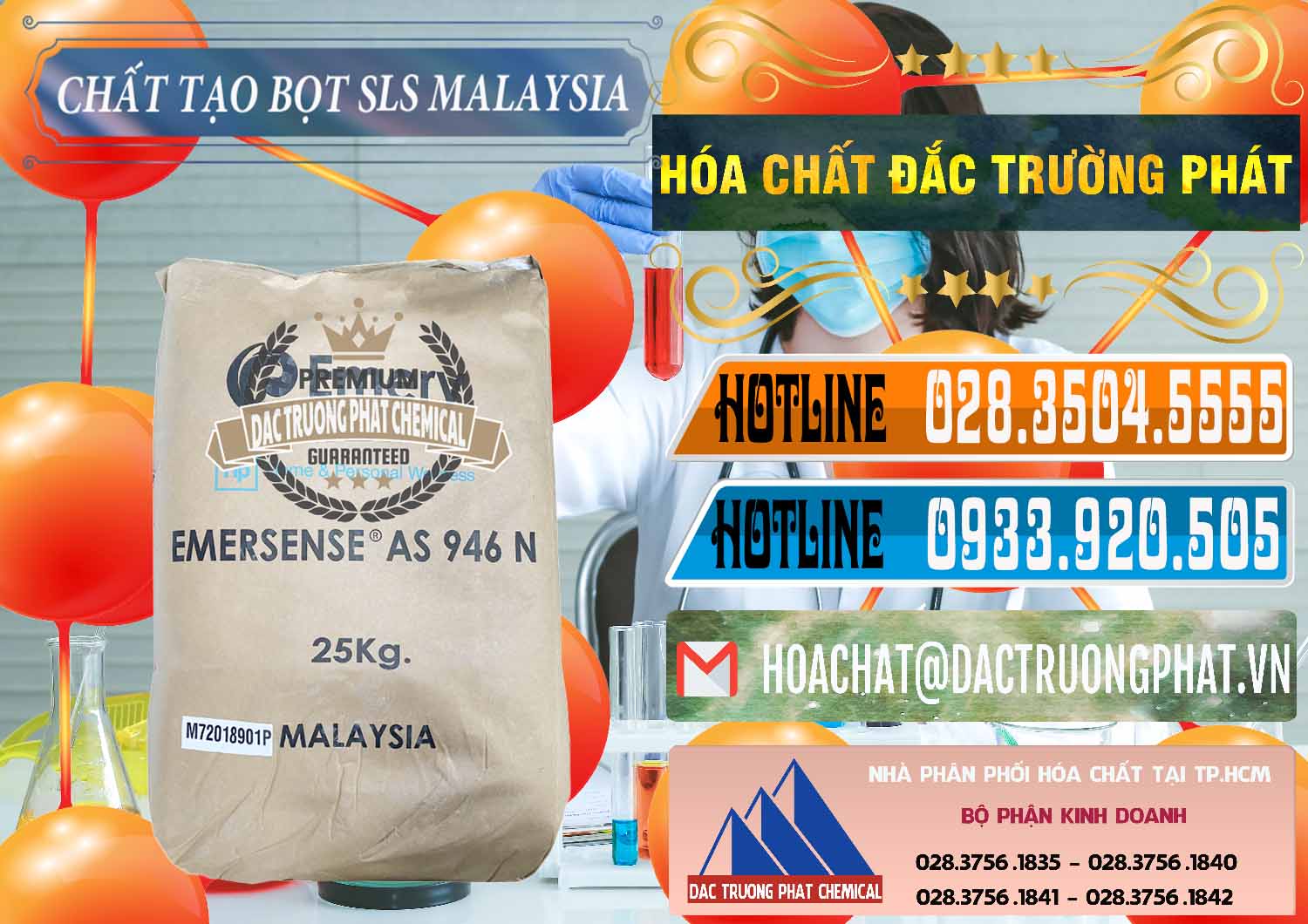 Công ty bán - cung ứng Chất Tạo Bọt SLS Emery - Emersense AS 946N Mã Lai Malaysia - 0423 - Cty chuyên kinh doanh ( cung cấp ) hóa chất tại TP.HCM - stmp.net