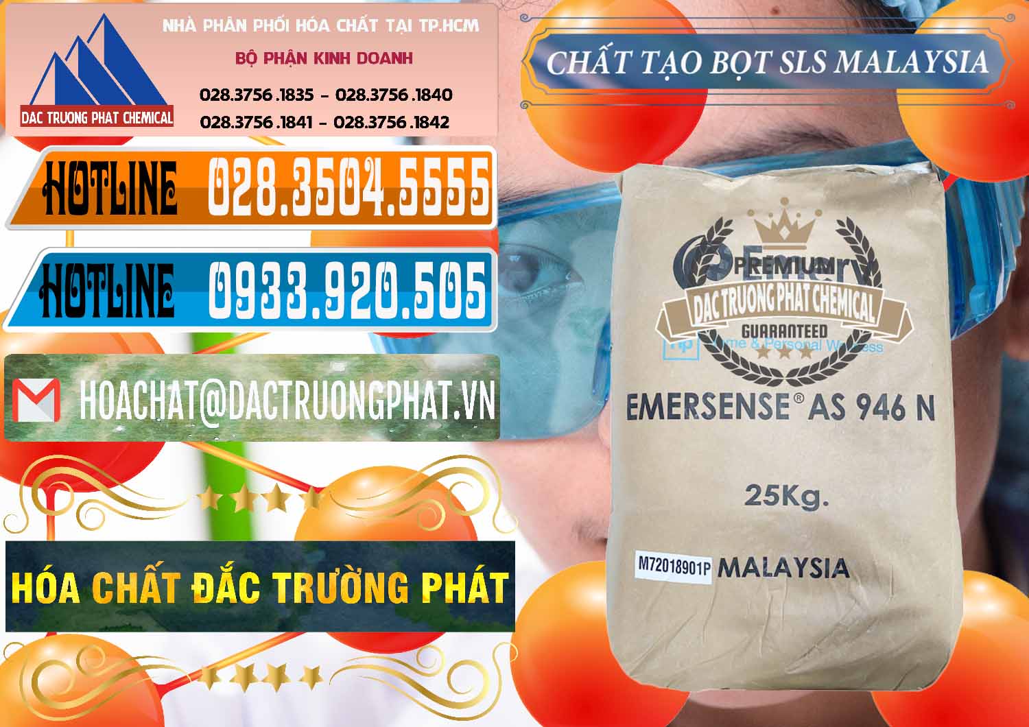Cty bán và cung cấp Chất Tạo Bọt SLS Emery - Emersense AS 946N Mã Lai Malaysia - 0423 - Công ty chuyên phân phối và bán hóa chất tại TP.HCM - stmp.net