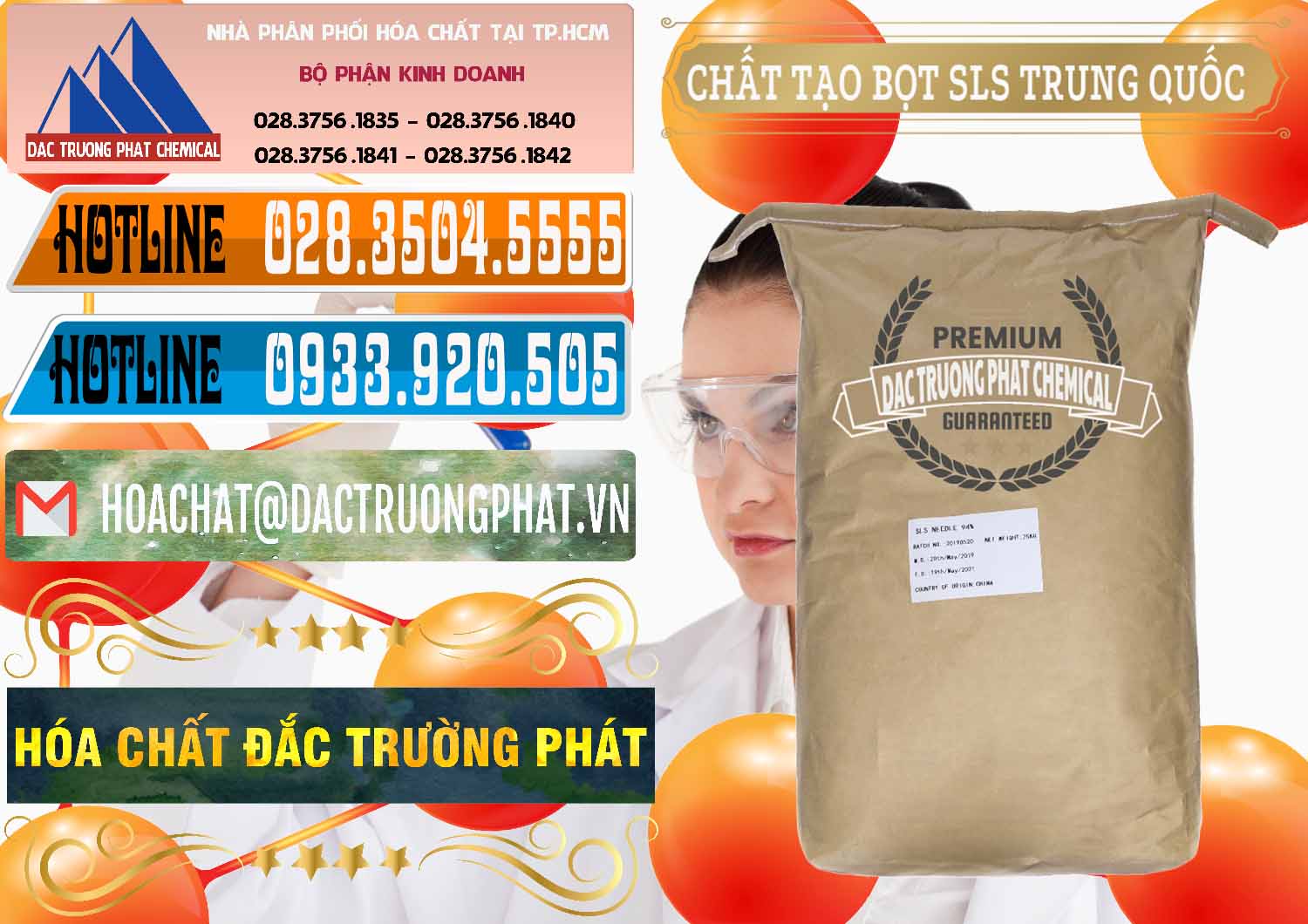Nhà cung cấp & bán Chất Tạo Bọt SLS - Sodium Lauryl Sulfate Trung Quốc China - 0048 - Đơn vị phân phối _ cung cấp hóa chất tại TP.HCM - stmp.net