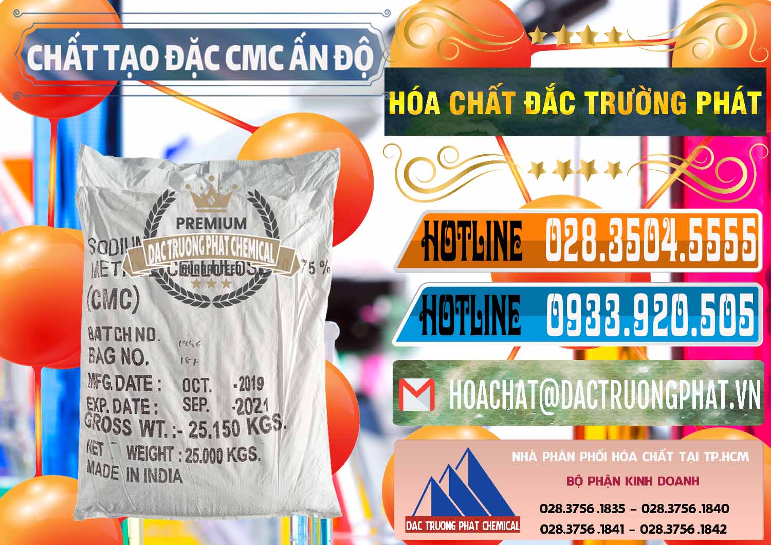 Nhà nhập khẩu _ bán Chất Tạo Đặc CMC - Carboxyl Methyl Cellulose Ấn Độ India - 0044 - Nhà cung cấp và bán hóa chất tại TP.HCM - stmp.net