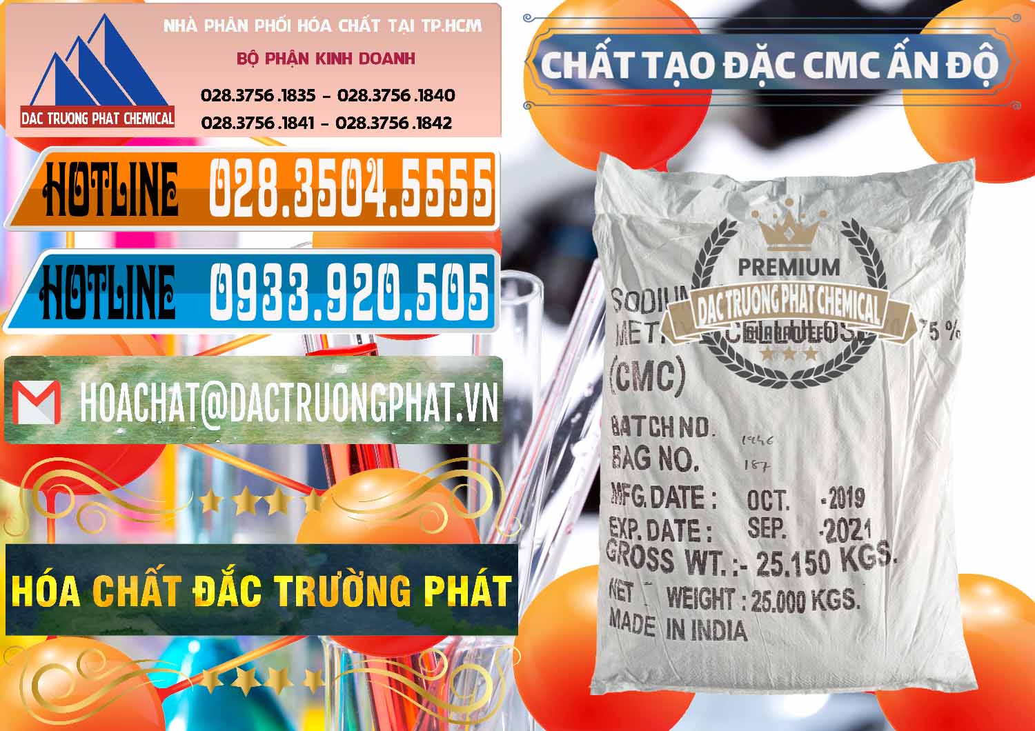 Nơi chuyên nhập khẩu & bán Chất Tạo Đặc CMC - Carboxyl Methyl Cellulose Ấn Độ India - 0044 - Nhà cung cấp và kinh doanh hóa chất tại TP.HCM - stmp.net