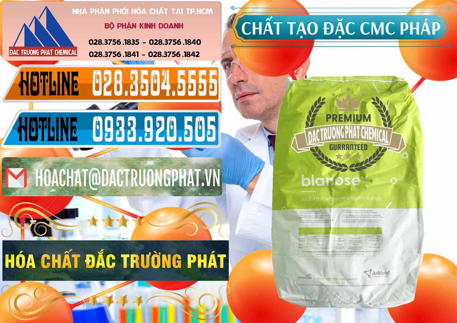 Đơn vị bán - phân phối Chất Tạo Đặc CMC - Carboxyl Methyl Cellulose Pháp France - 0394 - Cty chuyên kinh doanh ( cung cấp ) hóa chất tại TP.HCM - stmp.net
