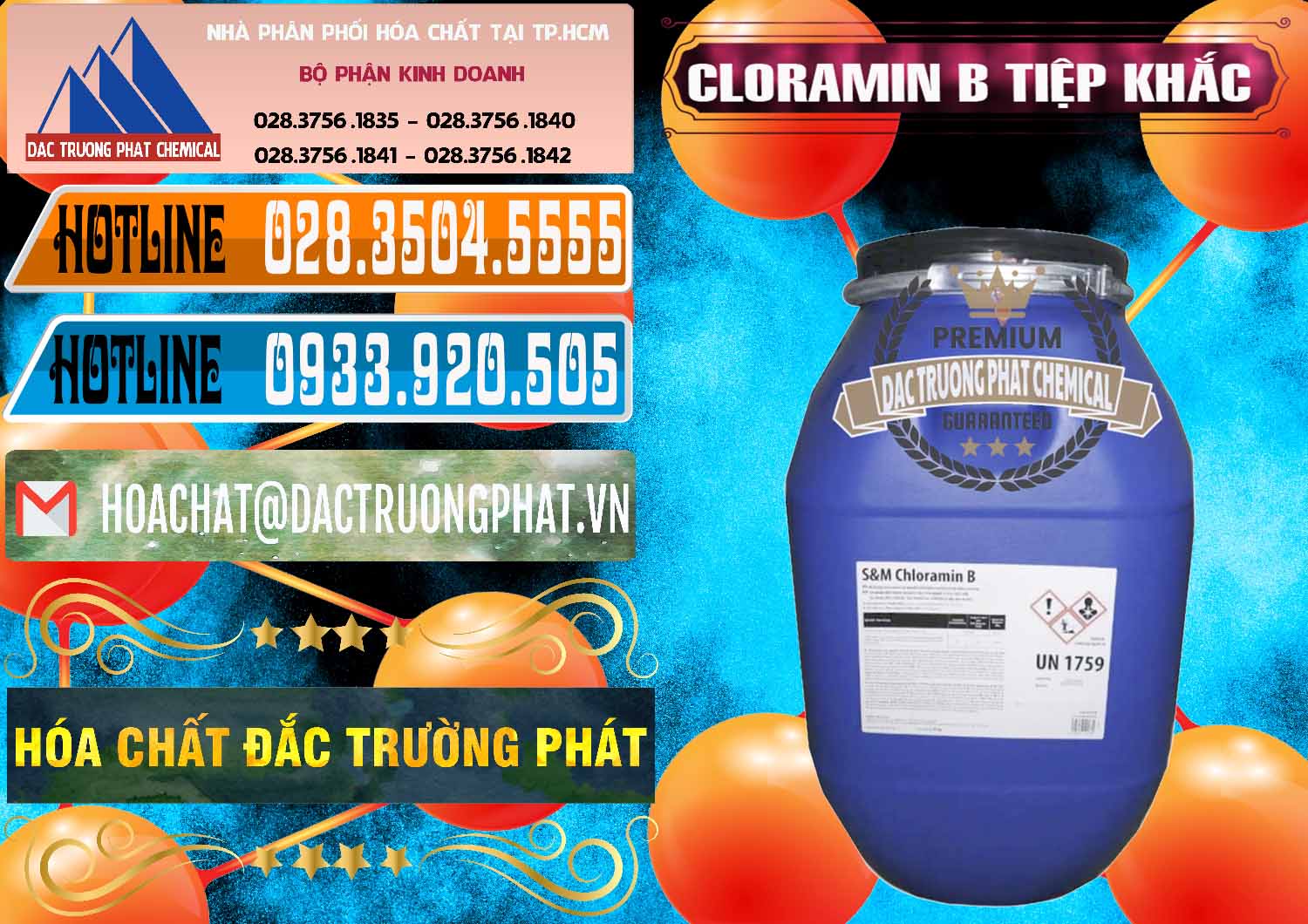 Công ty chuyên phân phối - bán Cloramin B Cộng Hòa Séc Tiệp Khắc Czech Republic - 0299 - Nơi bán ( cung cấp ) hóa chất tại TP.HCM - stmp.net