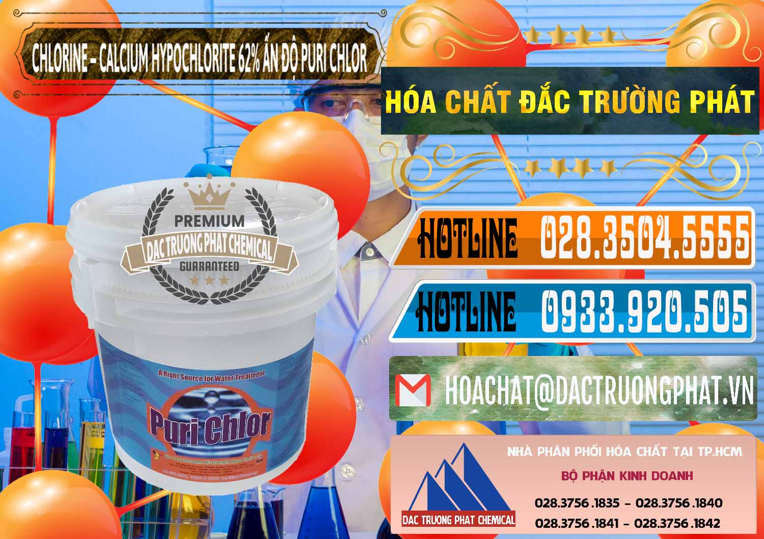 Nơi bán - cung cấp Chlorine – Clorin 62% Puri Chlo Ấn Độ India - 0052 - Cung cấp _ kinh doanh hóa chất tại TP.HCM - stmp.net