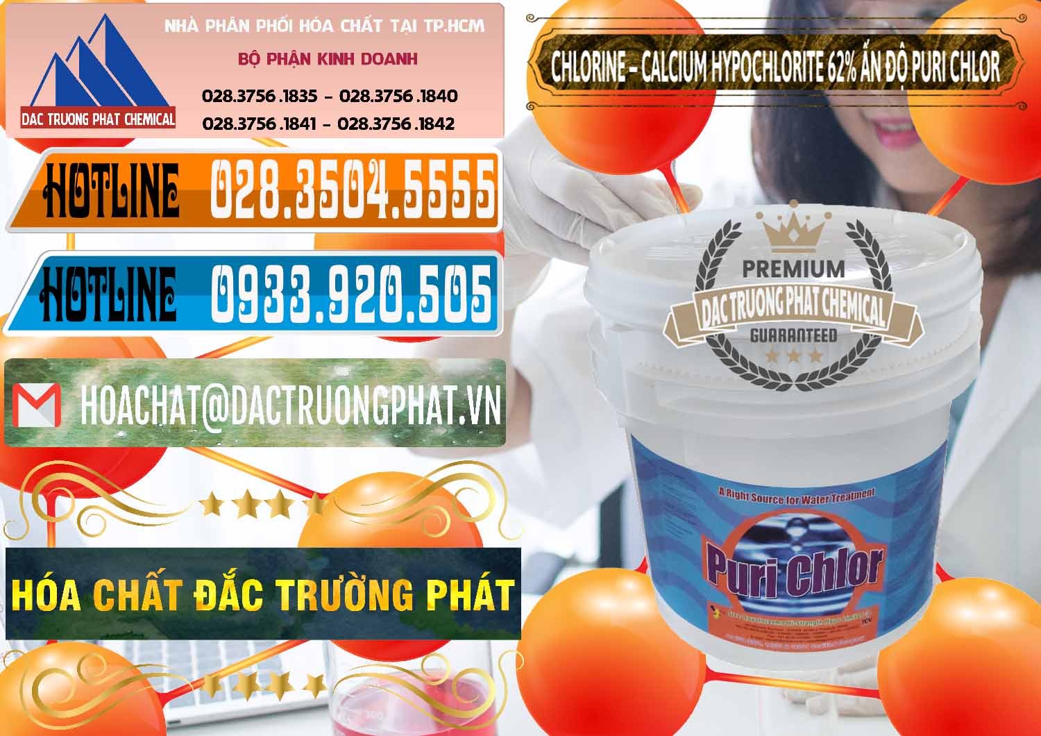 Nơi bán ( phân phối ) Chlorine – Clorin 62% Puri Chlo Ấn Độ India - 0052 - Nhà phân phối - bán hóa chất tại TP.HCM - stmp.net