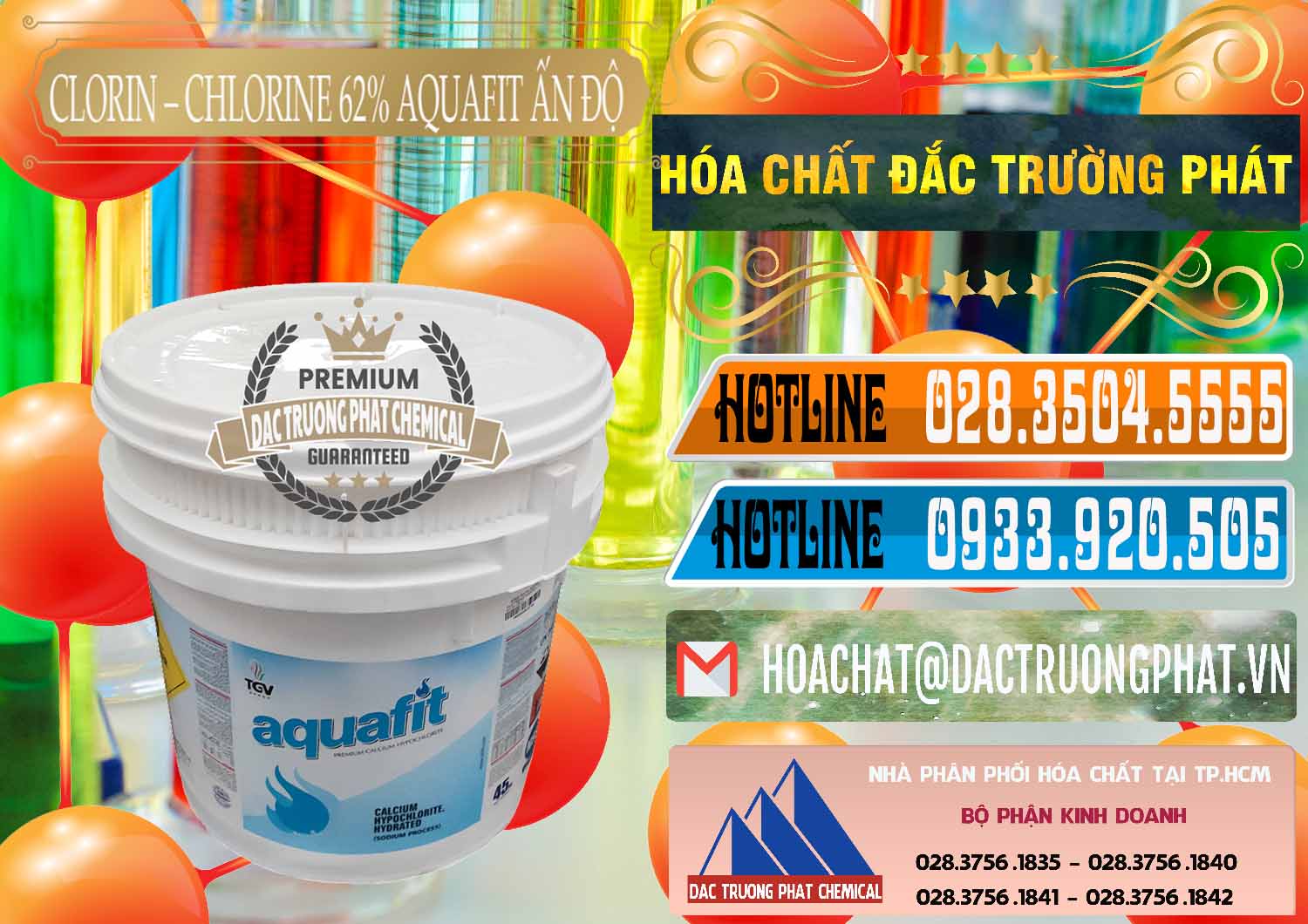 Cty phân phối _ bán Clorin - Chlorine 62% Aquafit Thùng Lùn Ấn Độ India - 0057 - Cty chuyên cung cấp ( nhập khẩu ) hóa chất tại TP.HCM - stmp.net