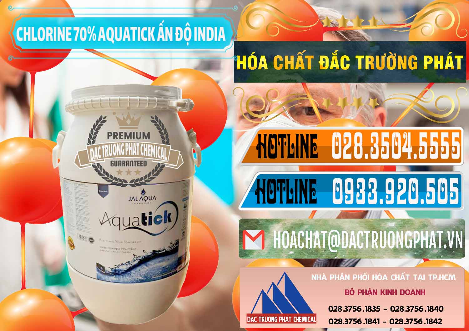 Cty bán và cung ứng Chlorine – Clorin 70% Aquatick Jal Aqua Ấn Độ India - 0215 - Phân phối _ cung ứng hóa chất tại TP.HCM - stmp.net