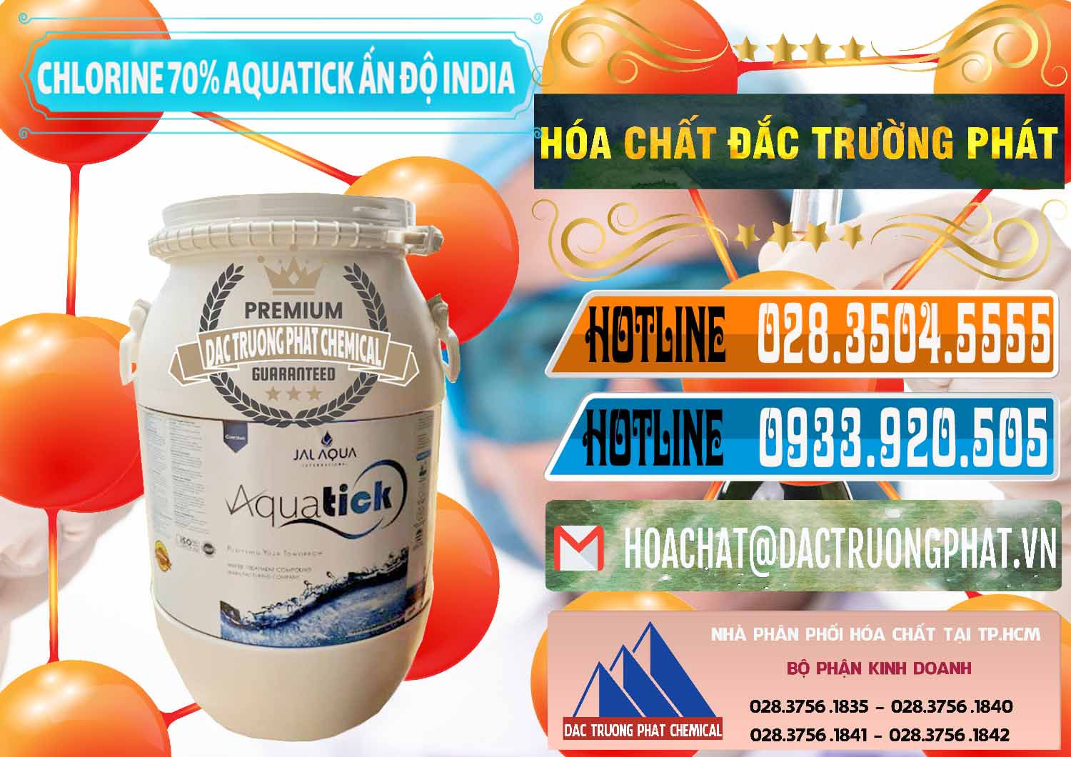 Nơi bán & phân phối Chlorine – Clorin 70% Aquatick Jal Aqua Ấn Độ India - 0215 - Nơi phân phối và cung ứng hóa chất tại TP.HCM - stmp.net