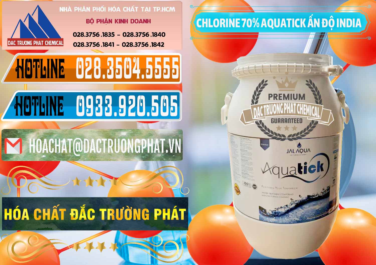 Chuyên cung cấp _ bán Chlorine – Clorin 70% Aquatick Jal Aqua Ấn Độ India - 0215 - Công ty nhập khẩu và phân phối hóa chất tại TP.HCM - stmp.net