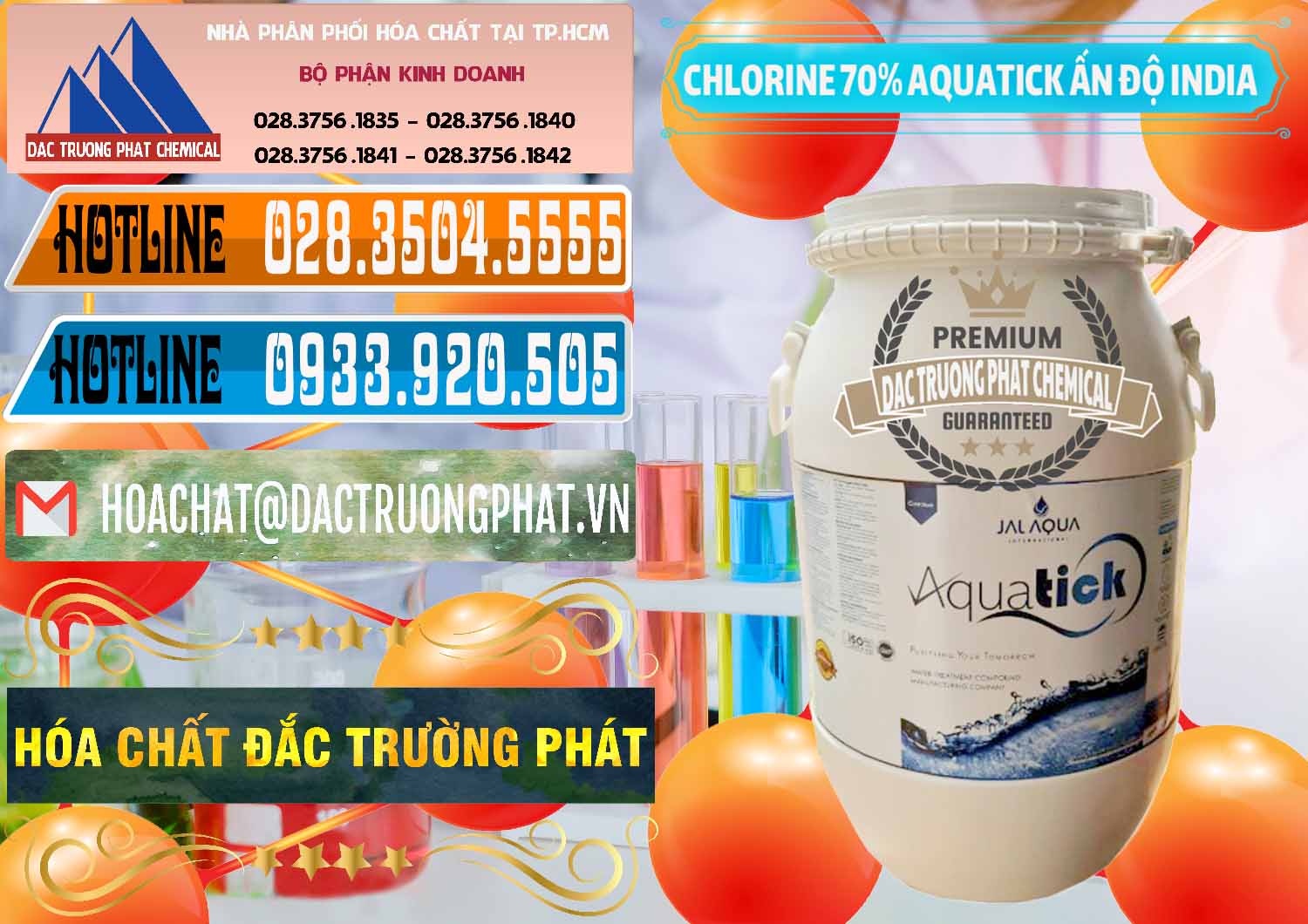 Chuyên cung cấp _ bán Chlorine – Clorin 70% Aquatick Jal Aqua Ấn Độ India - 0215 - Chuyên phân phối - bán hóa chất tại TP.HCM - stmp.net