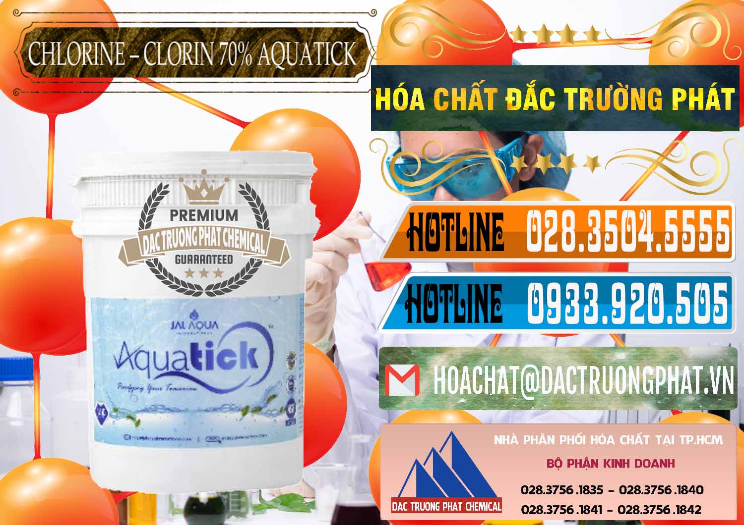 Cty bán & cung cấp Chlorine – Clorin 70% Aquatick Thùng Cao Jal Aqua Ấn Độ India - 0237 - Chuyên bán & cung cấp hóa chất tại TP.HCM - stmp.net