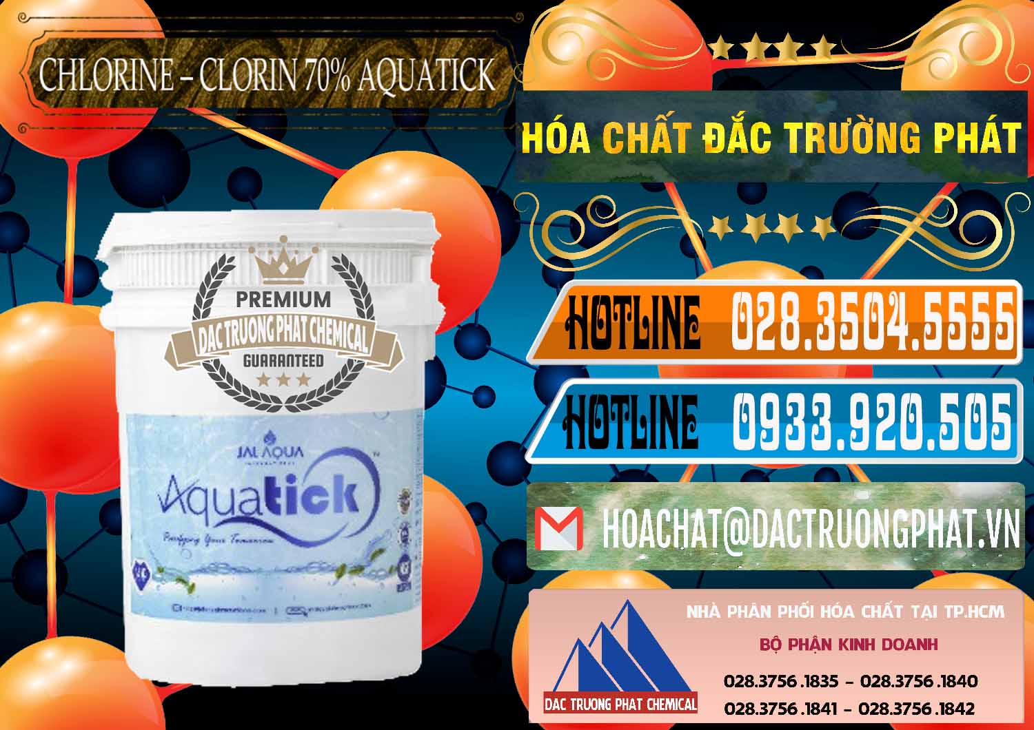 Cty kinh doanh ( bán ) Chlorine – Clorin 70% Aquatick Thùng Cao Jal Aqua Ấn Độ India - 0237 - Nơi cung cấp ( bán ) hóa chất tại TP.HCM - stmp.net