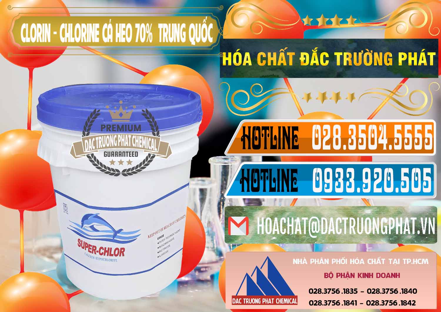 Đơn vị chuyên cung cấp - bán Clorin - Chlorine Cá Heo 70% Super Chlor Nắp Xanh Trung Quốc China - 0209 - Nơi cung cấp - phân phối hóa chất tại TP.HCM - stmp.net