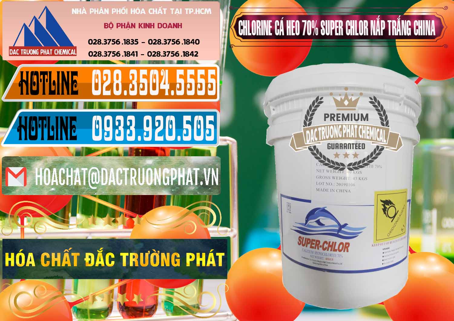 Công ty chuyên cung cấp _ bán Clorin - Chlorine Cá Heo 70% Super Chlor Nắp Trắng Trung Quốc China - 0240 - Cty cung cấp ( bán ) hóa chất tại TP.HCM - stmp.net
