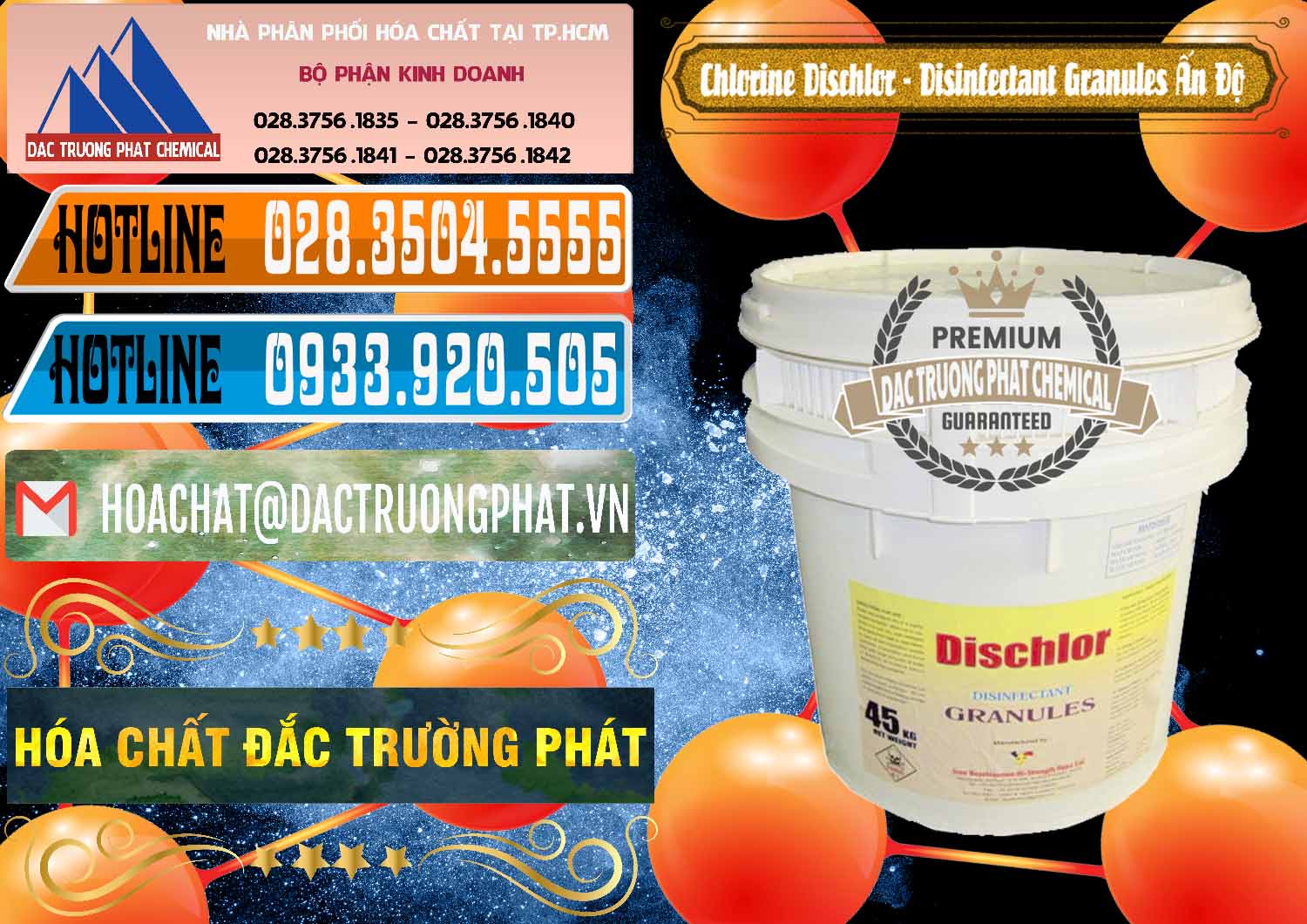 Nhập khẩu _ bán Chlorine – Clorin 70% Dischlor - Disinfectant Granules Ấn Độ India - 0248 - Công ty chuyên phân phối và cung ứng hóa chất tại TP.HCM - stmp.net