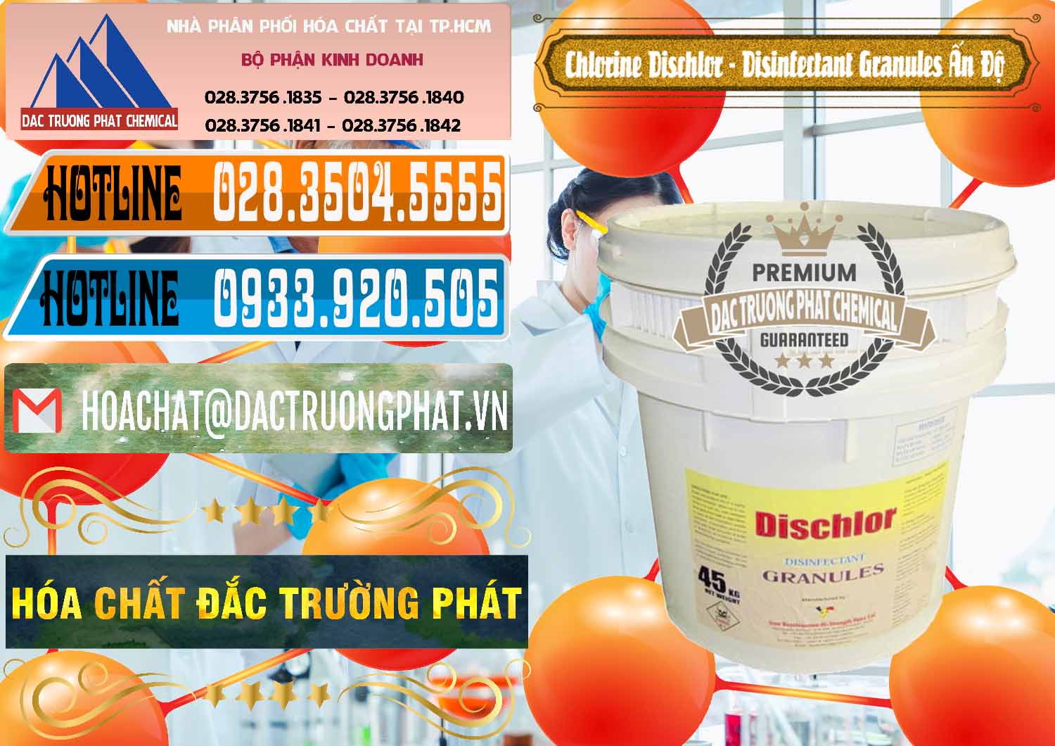 Nơi chuyên phân phối và bán Chlorine – Clorin 70% Dischlor - Disinfectant Granules Ấn Độ India - 0248 - Công ty kinh doanh - phân phối hóa chất tại TP.HCM - stmp.net