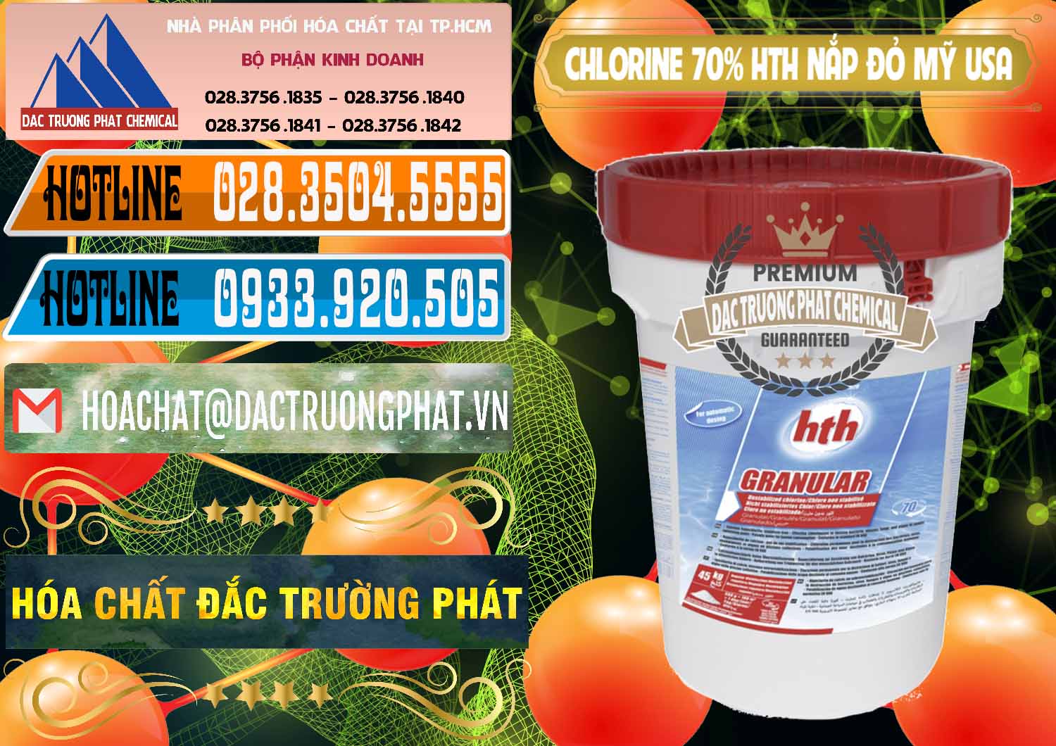 Nơi cung ứng và bán Clorin – Chlorine 70% HTH Nắp Đỏ Mỹ Usa - 0244 - Nơi chuyên cung cấp - kinh doanh hóa chất tại TP.HCM - stmp.net