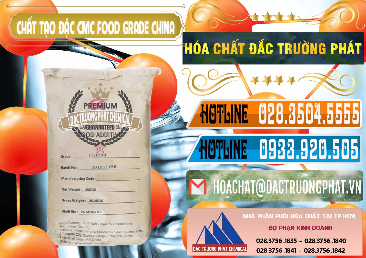 Cty kinh doanh - bán Chất Tạo Đặc CMC Wealthy Food Grade Trung Quốc China - 0426 - Cung cấp - phân phối hóa chất tại TP.HCM - stmp.net