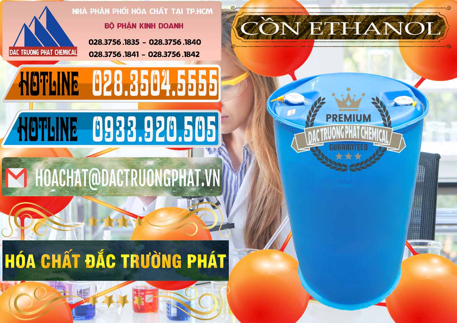 Đơn vị nhập khẩu - bán Cồn Ethanol - C2H5OH Thực Phẩm Food Grade Việt Nam - 0330 - Nơi chuyên bán & phân phối hóa chất tại TP.HCM - stmp.net