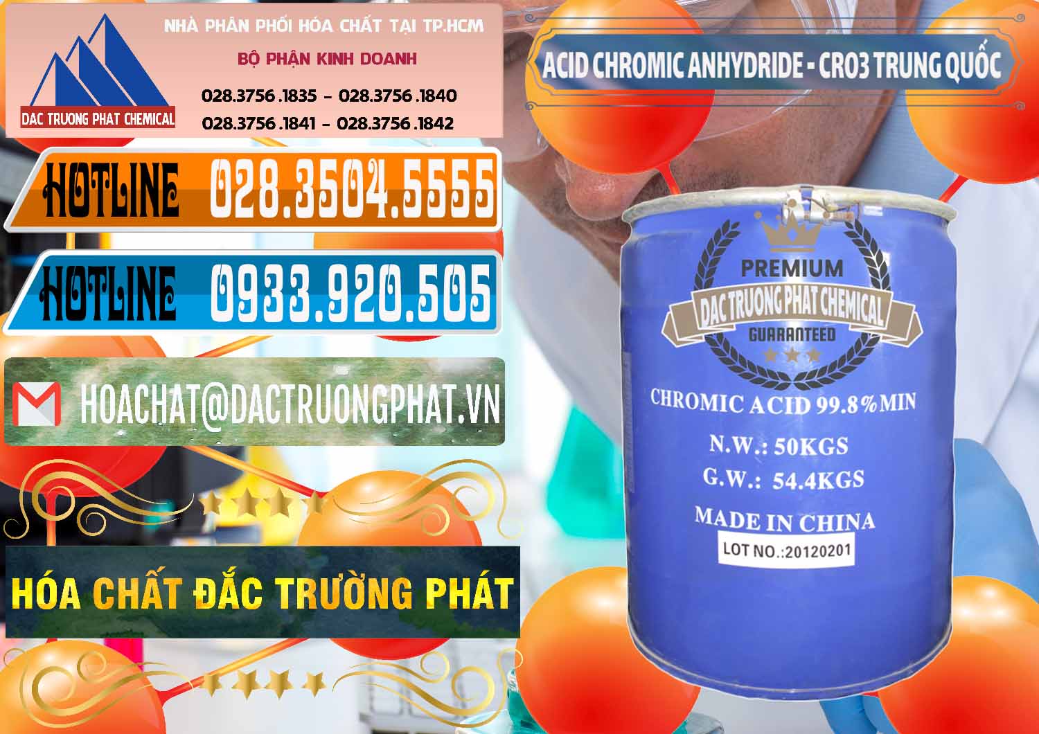 Công ty chuyên cung ứng - bán Acid Chromic Anhydride - Cromic CRO3 Trung Quốc China - 0007 - Cung cấp ( phân phối ) hóa chất tại TP.HCM - stmp.net