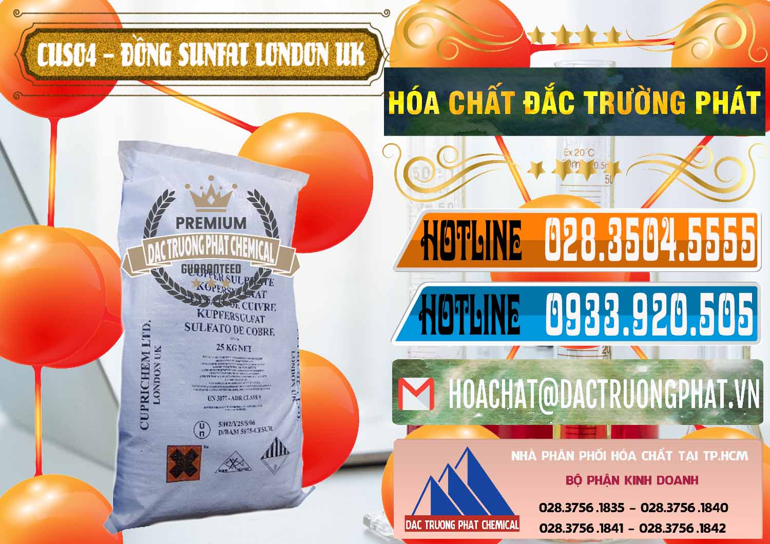 Nơi chuyên bán ( cung ứng ) CuSO4 – Đồng Sunfat Anh Uk Kingdoms - 0478 - Cty cung cấp & phân phối hóa chất tại TP.HCM - stmp.net