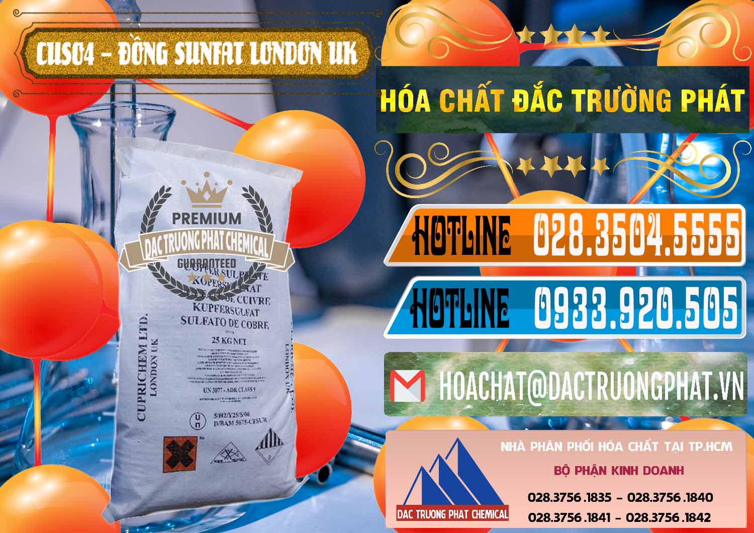 Công ty phân phối _ bán CuSO4 – Đồng Sunfat Anh Uk Kingdoms - 0478 - Nơi phân phối ( cung cấp ) hóa chất tại TP.HCM - stmp.net