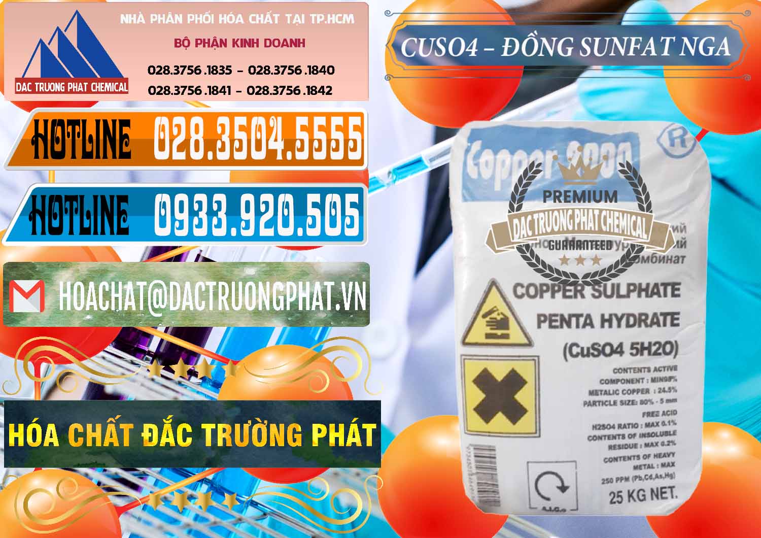 Cung cấp và bán CuSO4 – Đồng Sunfat Nga Russia - 0480 - Bán _ phân phối hóa chất tại TP.HCM - stmp.net