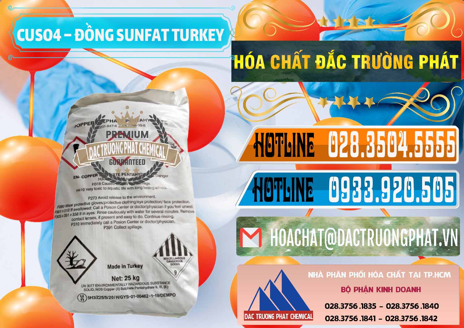 Cty chuyên bán và phân phối CuSO4 – Đồng Sunfat Thổ Nhĩ Kỳ Turkey - 0481 - Nhà nhập khẩu _ cung cấp hóa chất tại TP.HCM - stmp.net