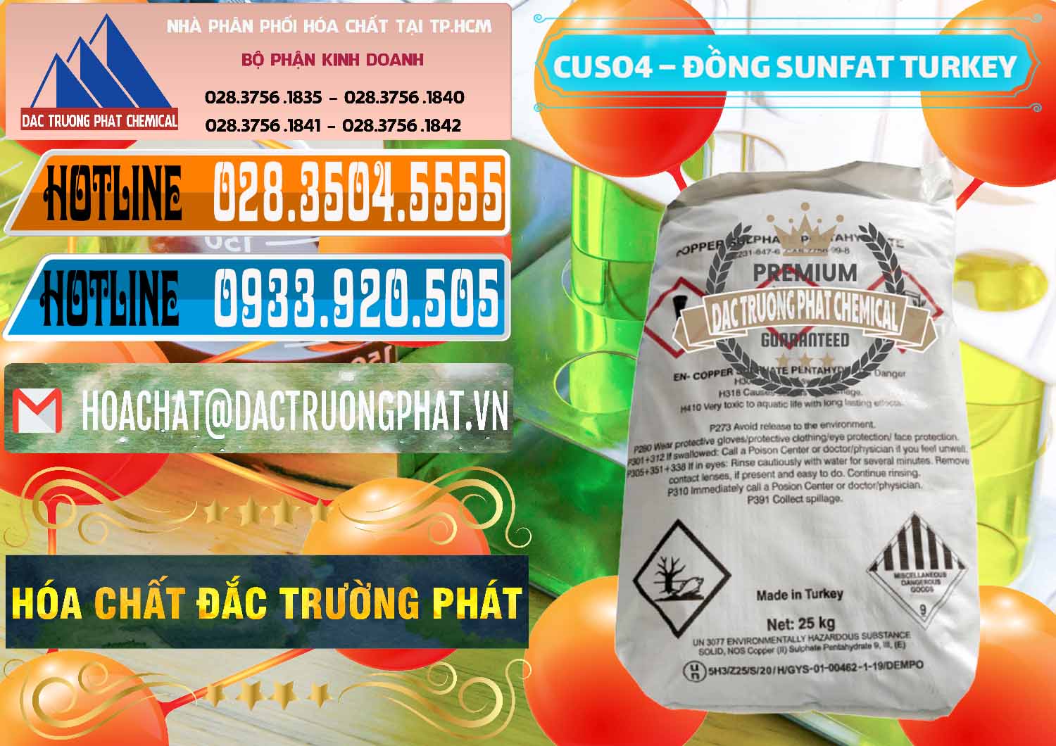 Nơi nhập khẩu - bán CuSO4 – Đồng Sunfat Thổ Nhĩ Kỳ Turkey - 0481 - Nhà phân phối _ nhập khẩu hóa chất tại TP.HCM - stmp.net