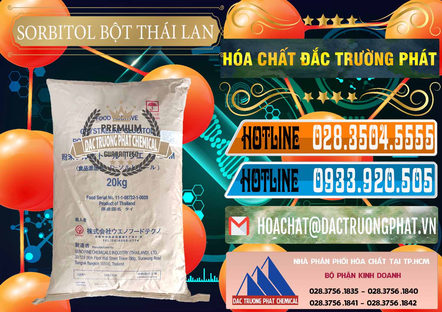 Nơi chuyên phân phối ( bán ) D-Sorbitol Bột - C6H14O6 Food Grade Thái Lan Thailand - 0322 - Công ty chuyên cung ứng và phân phối hóa chất tại TP.HCM - stmp.net