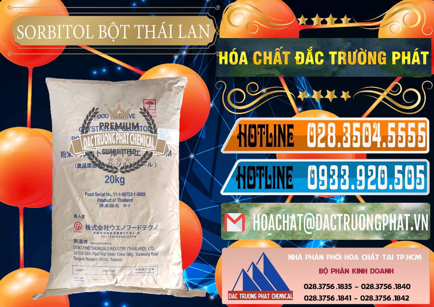 Đơn vị kinh doanh _ bán D-Sorbitol Bột - C6H14O6 Food Grade Thái Lan Thailand - 0322 - Cty chuyên phân phối & nhập khẩu hóa chất tại TP.HCM - stmp.net