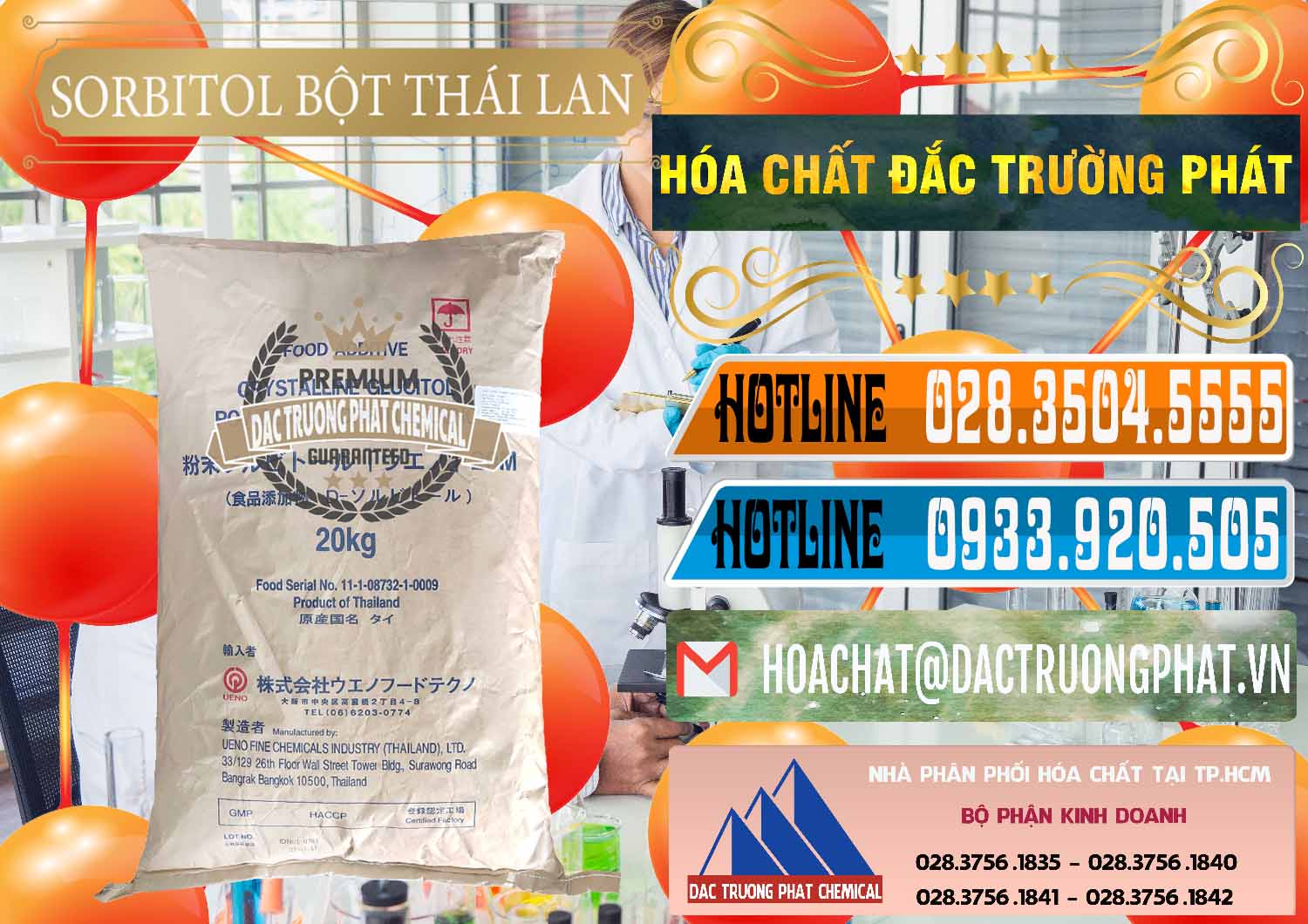 Nơi chuyên bán ( cung cấp ) D-Sorbitol Bột - C6H14O6 Food Grade Thái Lan Thailand - 0322 - Công ty phân phối _ cung cấp hóa chất tại TP.HCM - stmp.net