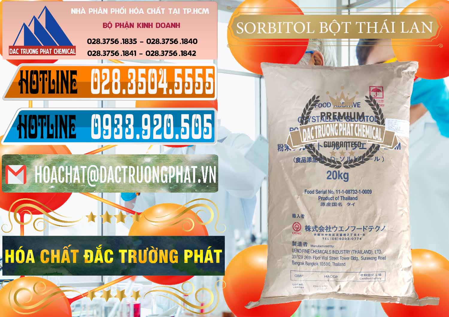 Công ty kinh doanh và bán D-Sorbitol Bột - C6H14O6 Food Grade Thái Lan Thailand - 0322 - Cty kinh doanh & cung cấp hóa chất tại TP.HCM - stmp.net