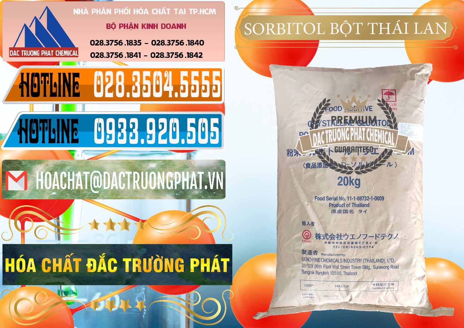 Nơi chuyên bán - phân phối D-Sorbitol Bột - C6H14O6 Food Grade Thái Lan Thailand - 0322 - Bán _ phân phối hóa chất tại TP.HCM - stmp.net