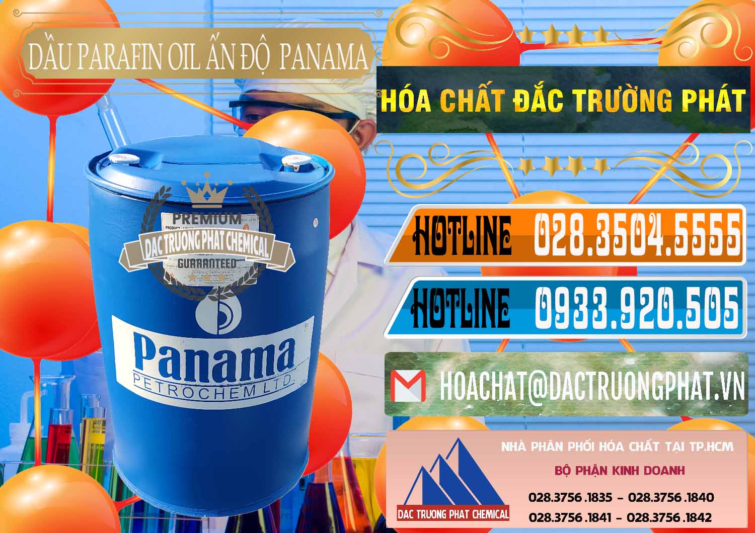 Nơi chuyên nhập khẩu - bán Dầu Parafin Oil Panama Ấn Độ India - 0061 - Chuyên cung cấp ( bán ) hóa chất tại TP.HCM - stmp.net