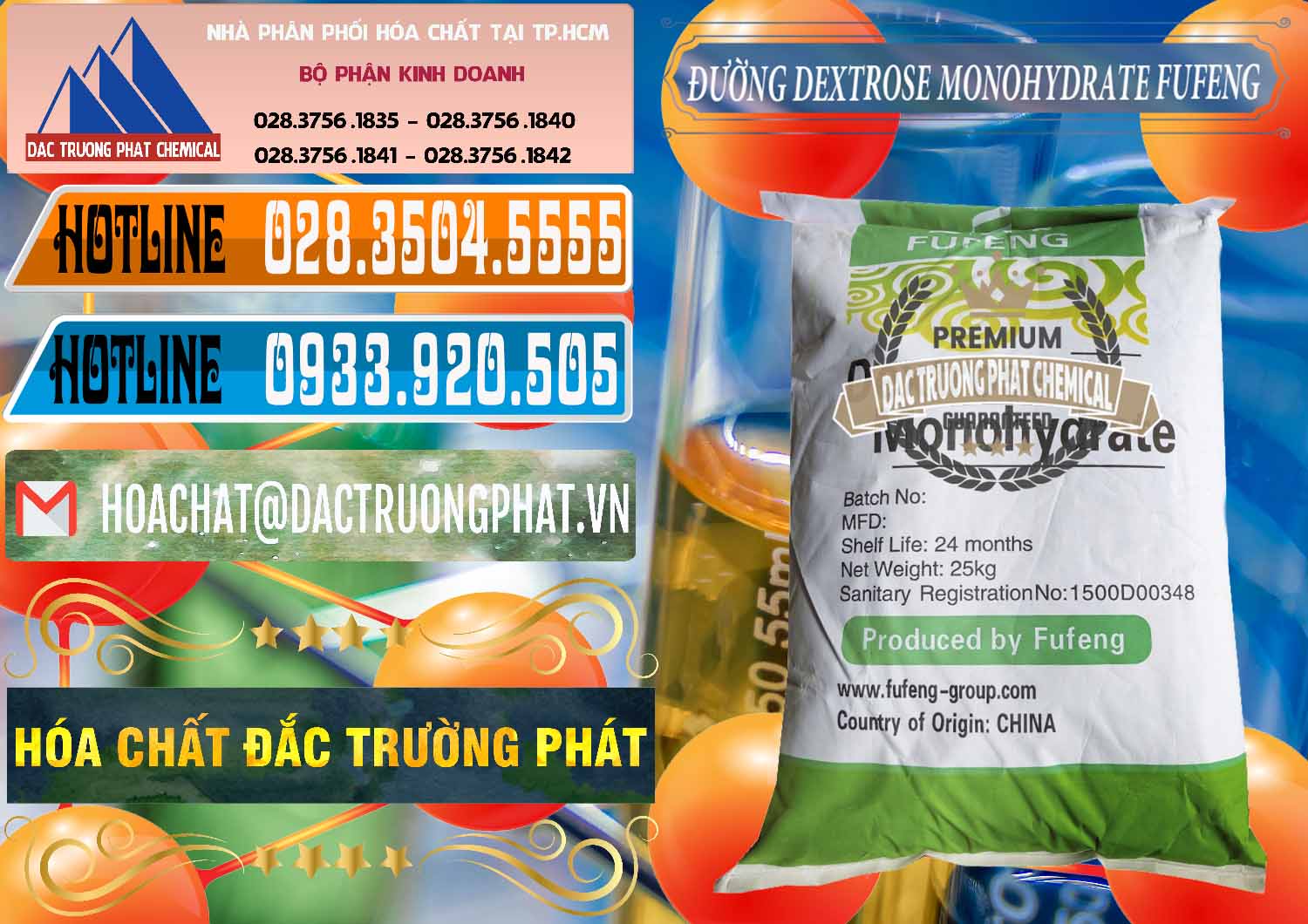 Cty cung cấp _ bán Đường Dextrose Monohydrate Food Grade Fufeng Trung Quốc China - 0223 - Đơn vị chuyên bán & cung cấp hóa chất tại TP.HCM - stmp.net