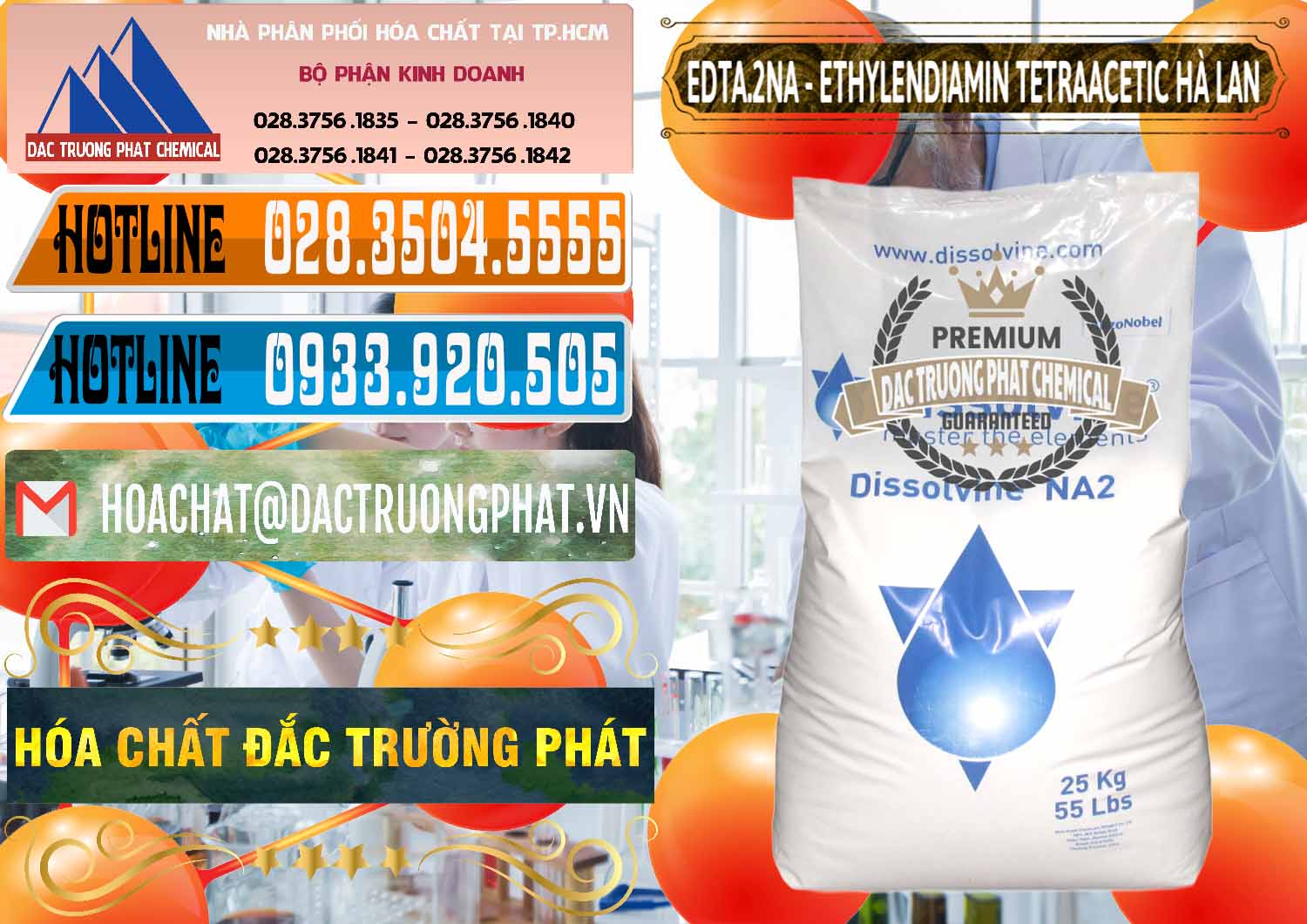 Nhà cung cấp & bán EDTA.2NA - Ethylendiamin Tetraacetic Dissolvine Hà Lan Netherlands - 0064 - Nhà cung cấp - nhập khẩu hóa chất tại TP.HCM - stmp.net