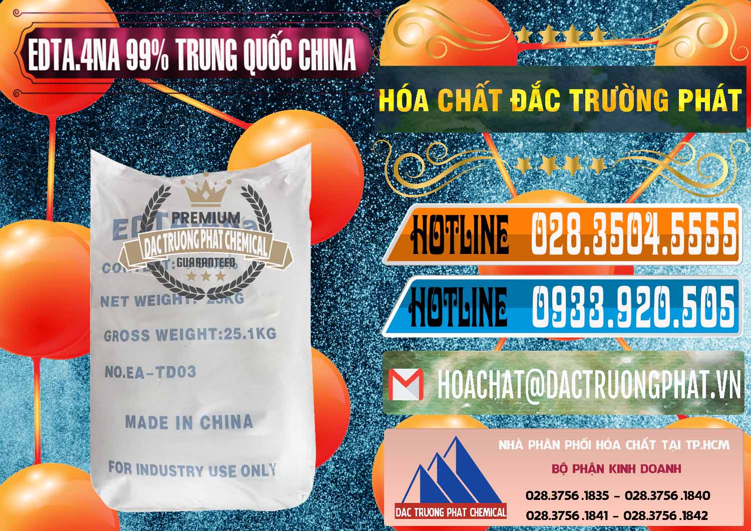 Nhà nhập khẩu và bán EDTA.4NA - EDTA Muối 99% Trung Quốc China - 0292 - Cty cung cấp - bán hóa chất tại TP.HCM - stmp.net