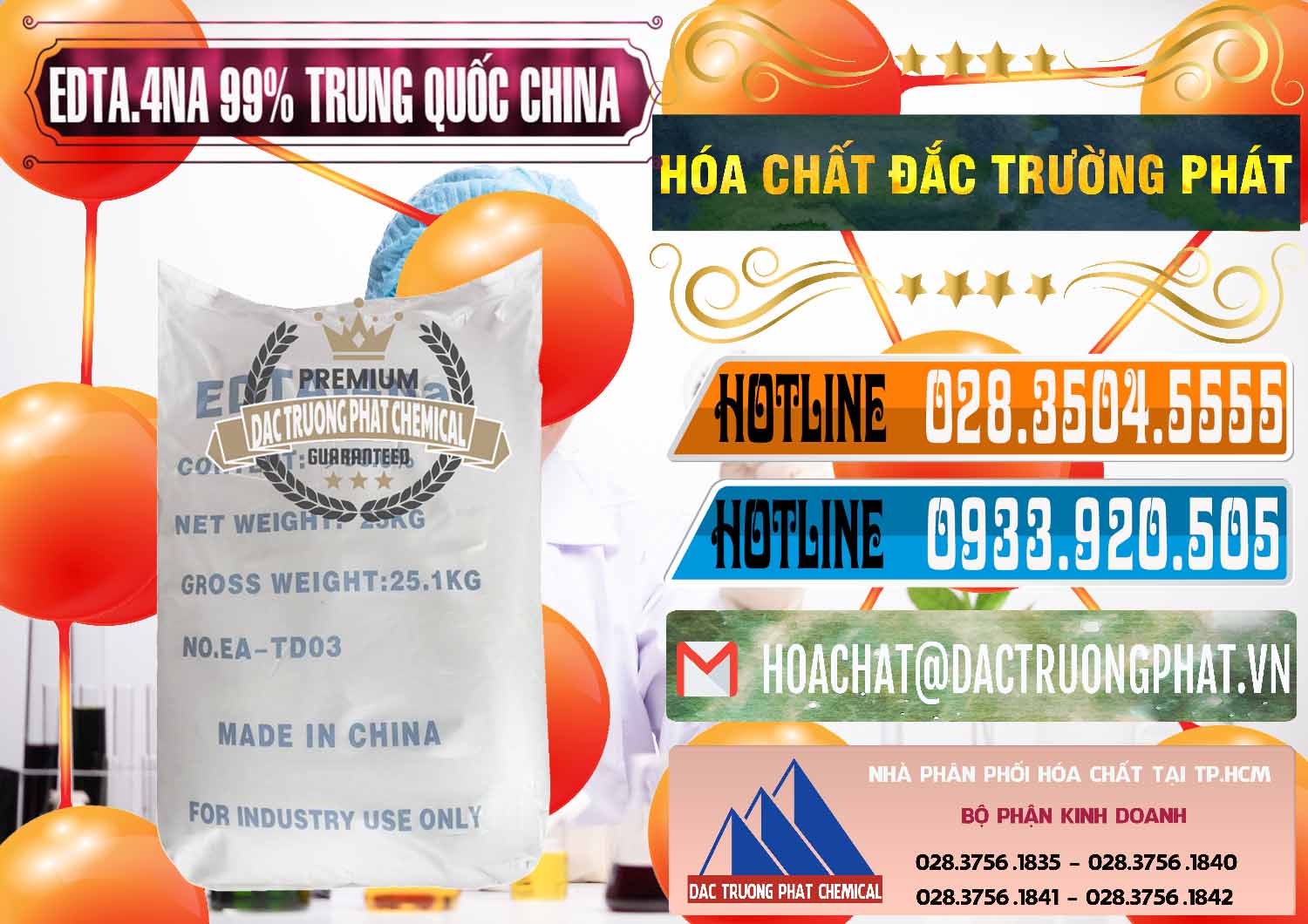 Chuyên phân phối ( bán ) EDTA.4NA - EDTA Muối 99% Trung Quốc China - 0292 - Cung ứng _ phân phối hóa chất tại TP.HCM - stmp.net