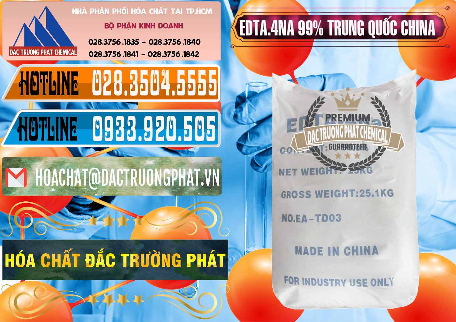 Chuyên bán ( phân phối ) EDTA.4NA - EDTA Muối 99% Trung Quốc China - 0292 - Chuyên cung cấp - kinh doanh hóa chất tại TP.HCM - stmp.net
