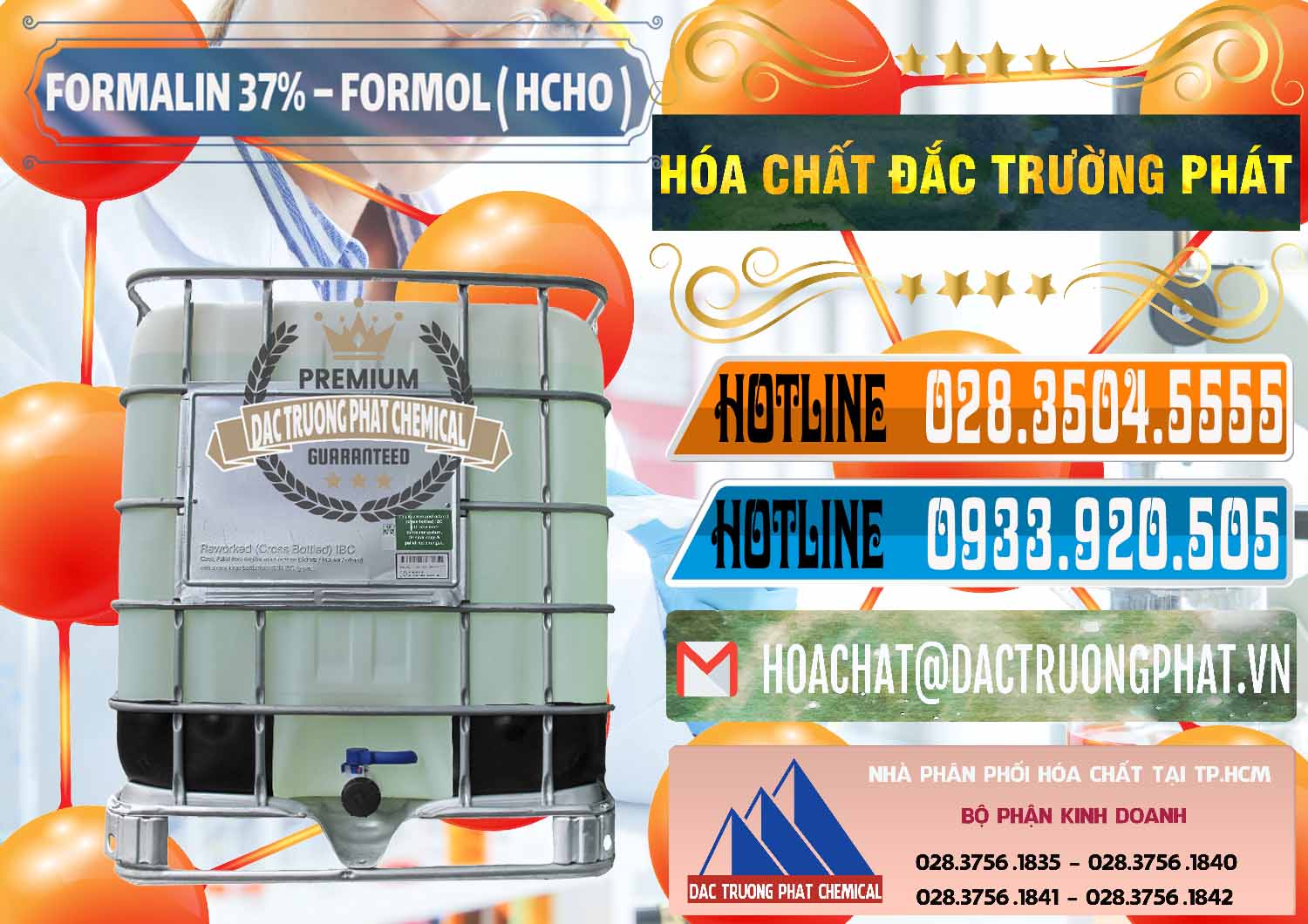 Công ty chuyên cung ứng và phân phối Formalin - Formol ( HCHO ) 37% Việt Nam - 0187 - Đơn vị cung ứng & phân phối hóa chất tại TP.HCM - stmp.net
